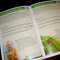 Eco-Smart brochure spread