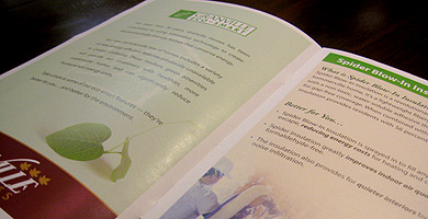 Eco-Smart brochure close-up