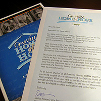 Home of Hope letter and brochure